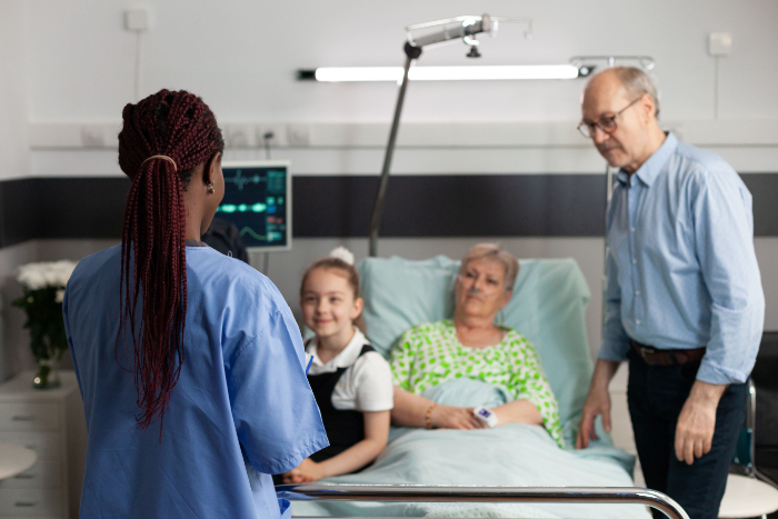 Care in hospital